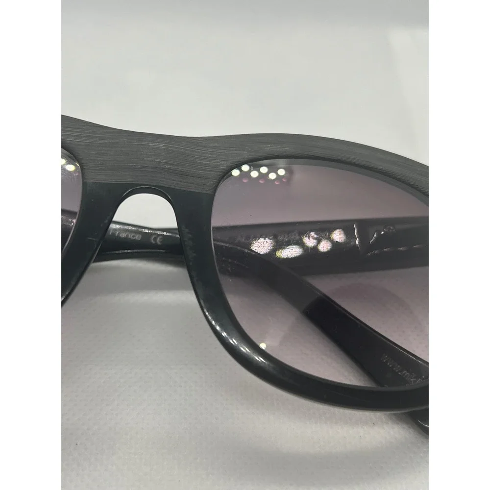 Alain Mikli Sunglasses AL1348 0101‎ 4320 Black Frames Fade Lens Designer Eyewear